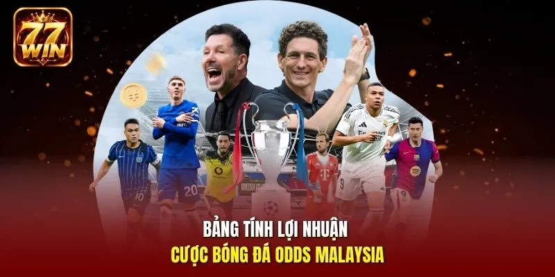 Bảng tính lợi nhuận cược bóng đá odds Malaysia