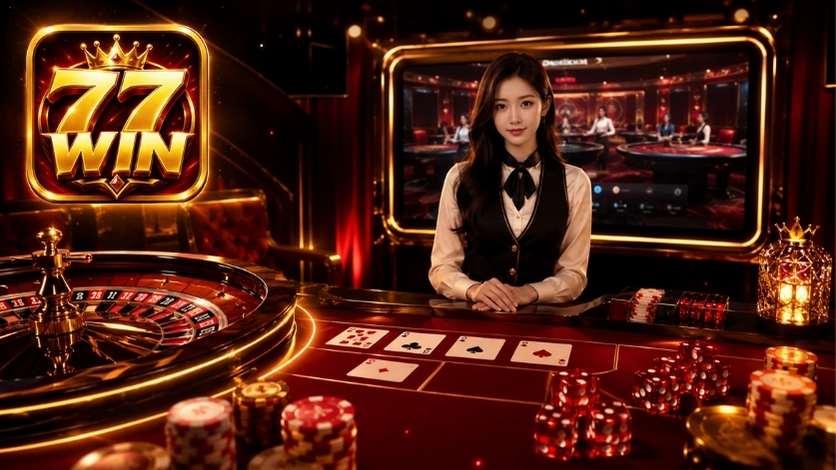 Casino 77WIN với bàn chơi trực tuyến cao cấp