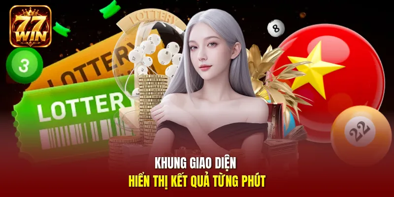 Khung giao diện hiển thị kết quả từng phút