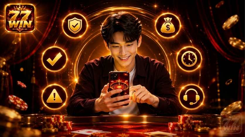 Kinh nghiệm sử dụng 77WIN an toàn cho người mới
