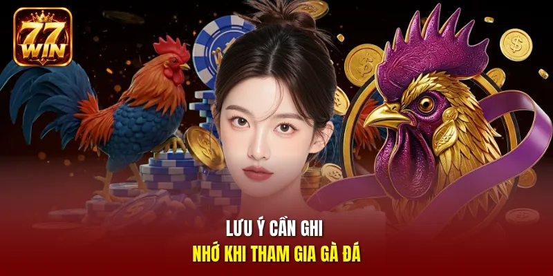 Lưu ý cần ghi nhớ khi tham gia gà đá