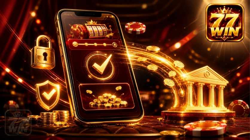 Hướng dẫn rút tiền 77WIN minh bạch và thuận tiện
